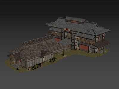 现代古建 古建筑