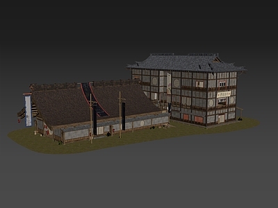 现代古建 古建筑