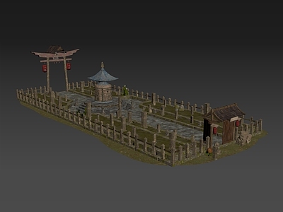 现代古建 古建筑