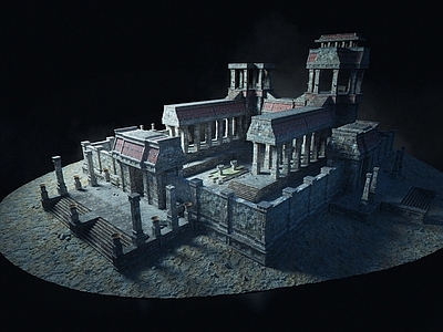 现代古建 寺庙 建筑 古建 欧式建筑
