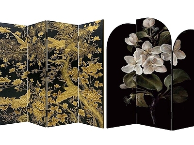 法式屏风 法式中古风