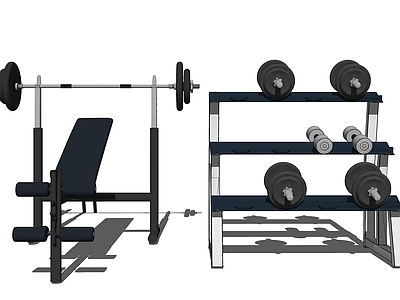 健身器材 室内健身器材 哑铃架