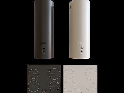 灶台 极简灶台 抽油烟机 油烟机 电磁灶 奶油风