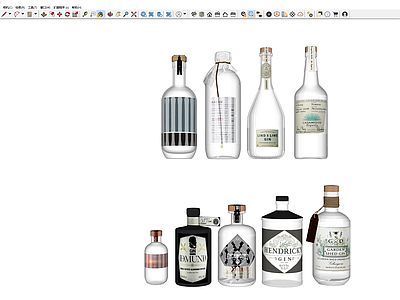 酒具 酒瓶 洋酒 红酒 洋酒组合 酒吧用品