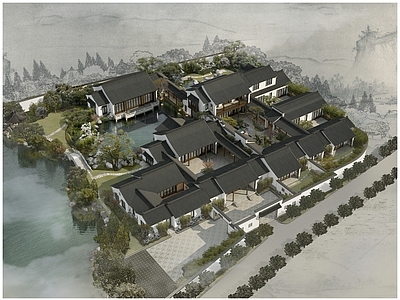 中式其他居住建筑 园林式住宅 苏州园林大宅 超级奢华大宅 中式合院大宅方案 施工图