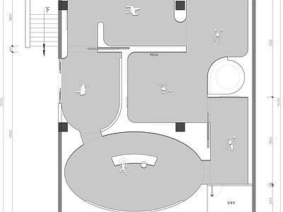 现代其他工装空间 LED屏幕展厅 施工图