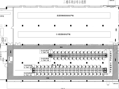 现代其他工装空间 自动化产线 施工图