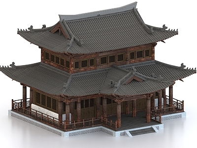 中式古建 古建 宋代建筑 阁楼 酒楼
