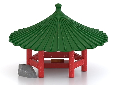 中式古建 古建 亭子 凉亭