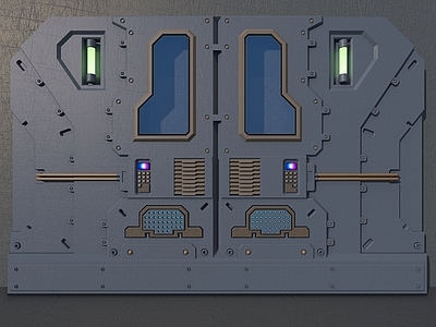 现代其他门 科幻 科技 科技墙面