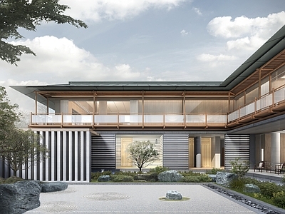新中式轻奢小公建 茶庄 会所 展厅 茶室