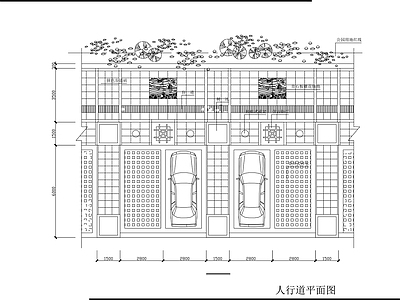 现代广场 公园小广场 小广场 公园小广场设计 施工图