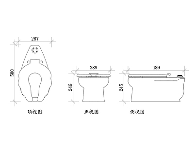 现代卫浴设施 儿童马桶平面图 马桶结构图 马桶设计图 儿童使用图 马桶安装图 施工图