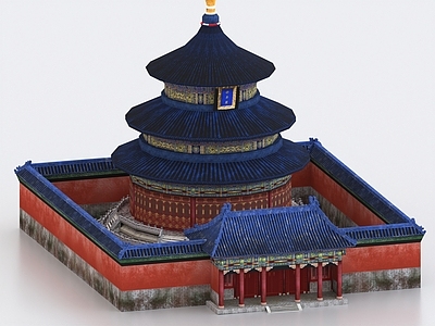 中式古建 北京天坛祈年殿 古建 宫殿