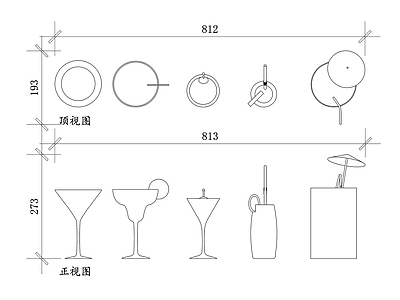 现代其他图库 鸡尾酒饮料平面图 饮料结构图 饮料设计图 酒吧布局图 饮料制作图 施工图