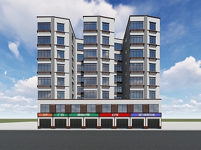 现代其他商业建筑 商业 统一店招