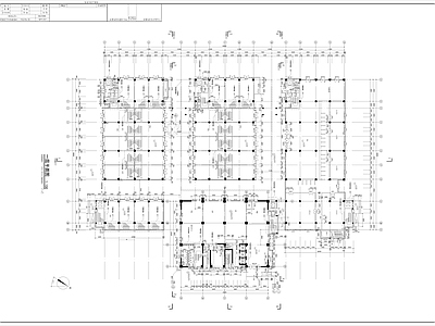 现代简约产业园建筑 复旦软件园办公楼 全套图纸 施工图