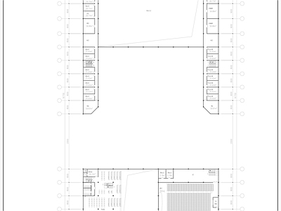 现代学校建筑 行政办公楼 阶梯教室 多功能厅 施工图