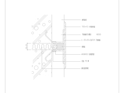现代其他图库 外墙伸缩缝 施工图
