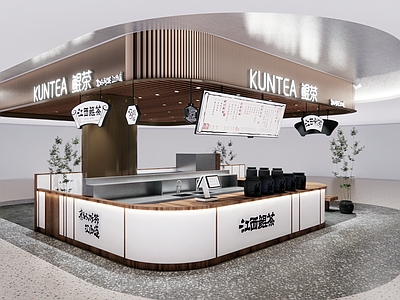 中式新中式奶茶店 奶茶店 中式