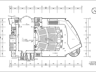 现代剧院 大剧院设计方案 歌剧院设计平面图 施工图 剧院