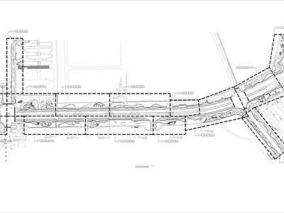现代道路绿化 道路景观提升项目 施工图