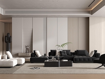 现代家居客厅 Minotti 现代客厅