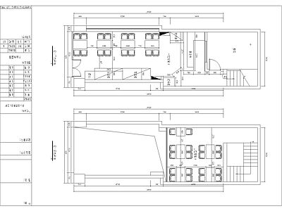 现代新中式快餐店 2套麻辣烫店施工 施工图