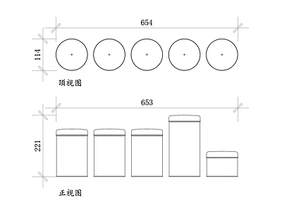 现代厨房设施 食品容器平面图 食品容器结构图 食品容器设计图 食品容器布局图 食品容器使用图 施工图