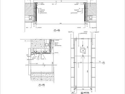 现代其他节点详图 电梯详图 施工图