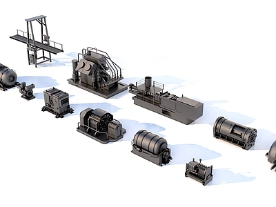 工业设备 工厂设备机器 机房