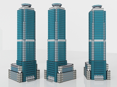 现代其他商业建筑 建筑楼房 办公楼 商业楼