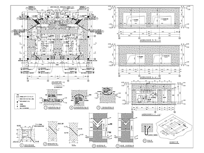 现代其他节点详图 电机房 施工图