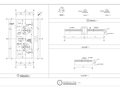 现代其他图库 液氧罐基础大样图 施工图