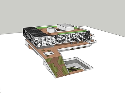 现代学校建筑 大学 标本馆 学校