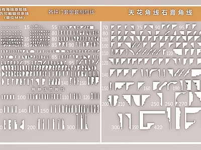 北欧简欧踢脚线 简欧石膏线 线脚 檐口线 天花角线 角线 地脚线