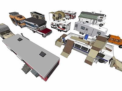 其他交通工具 房车 露营车 拖车