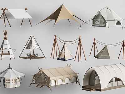 帐篷 现代露营帐篷