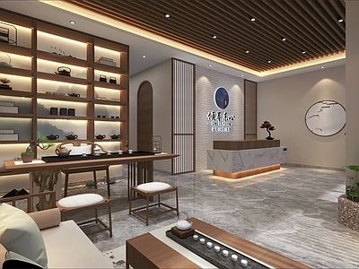 中式其他娱乐空间 采耳店 养生会所 SPA 按摩店