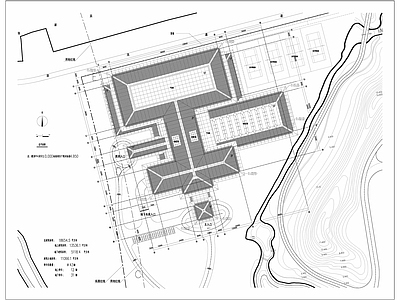 新中式酒店建筑 多层 施工图