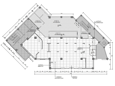 新中式中式中餐厅 融合菜 中餐厅 新中式中餐厅 施工图