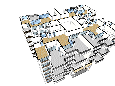 新中式高层住宅 四代建筑