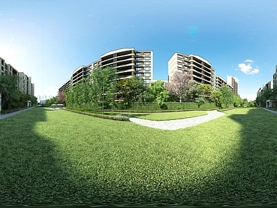 现代小区HDR 绿地HDR