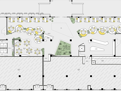 现代新中式中餐厅 2000方 中餐厅 连锁餐饮 新中式餐厅 现代餐厅 施工图