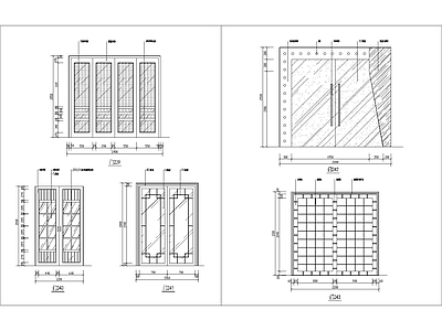 现代其他图库 装饰木图集 施工图