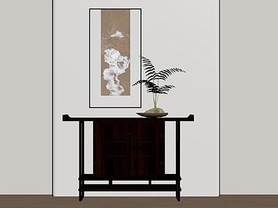 新中式条案 新中式端景条案