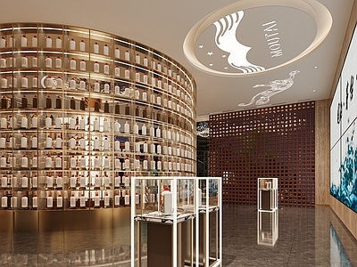 现代新中式烟酒店 茅台酒