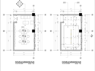 现代独立办公室 办公室 6办公室 简约办公室 办公室装修 施工图
