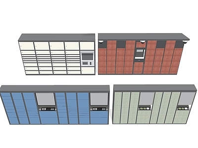 现代其他柜子 快递置物柜 投递储存箱