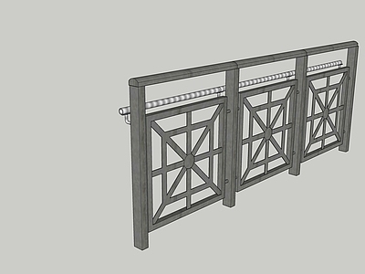 现代围栏护栏 栏杆 围挡